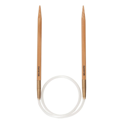 Milward bamboo fixed circular knitting needle, 40cm, 3mm