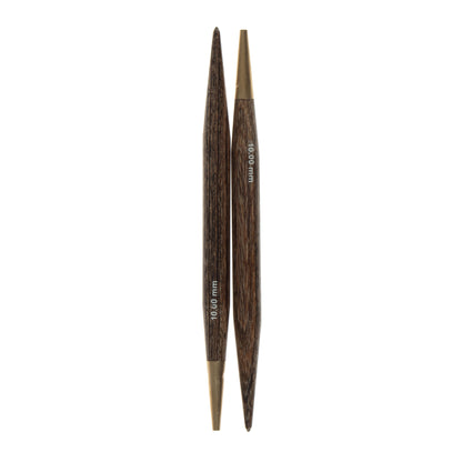 Milward wooden interchangeable circular knitting needle tips, 14cm, 10mm