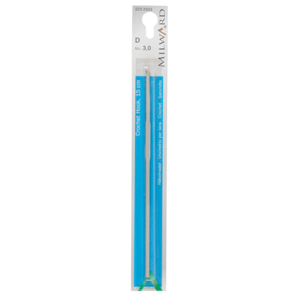 Milward grey 3mm crochet hook, 15cm long