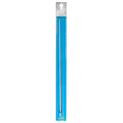 Milward grey 3.5mm Tunisian crochet hook, 30cm long with knob end