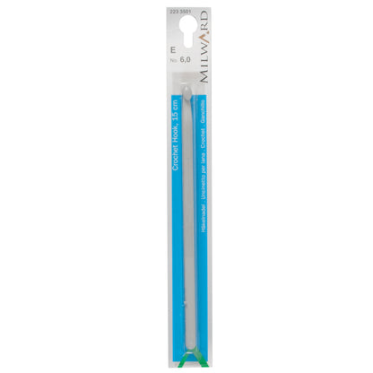 Milward grey 6mm crochet hook, 15cm long