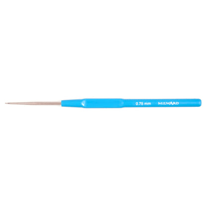 Milward 1.5mm steel crochet hook with plastic handle
