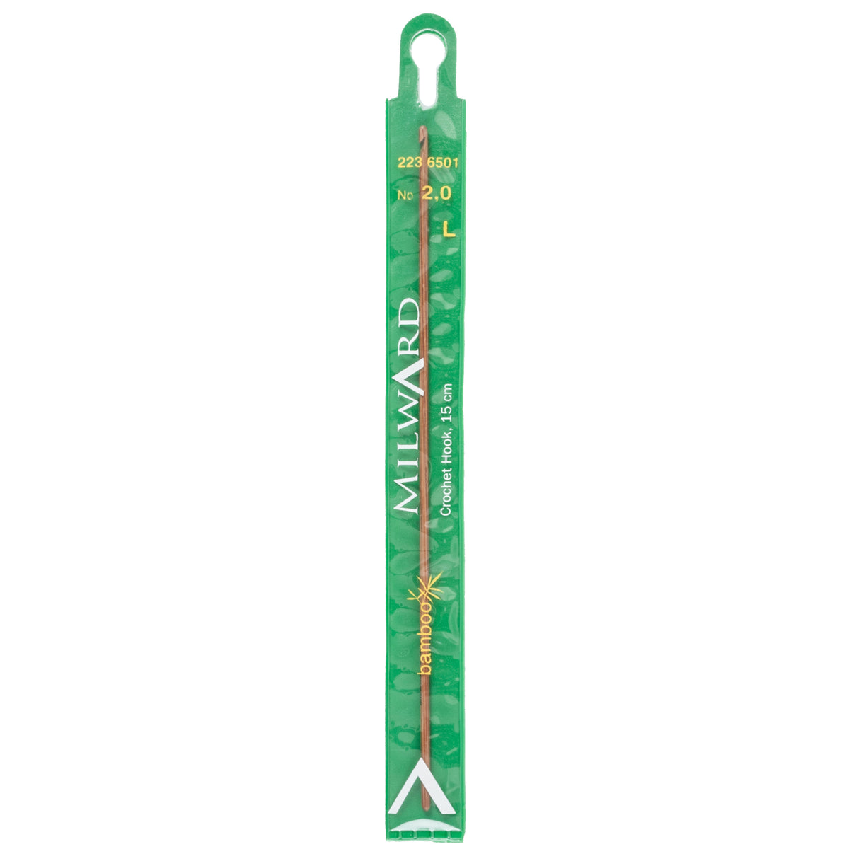 Bamboo crochet hook, 2.00mm