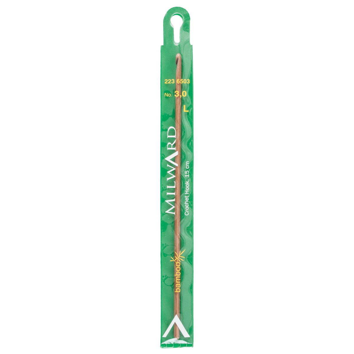 Bamboo crochet hook, 3.00mm