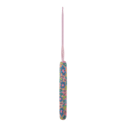 Milward 3.5mm crochet hook with patterned polymer clay handle