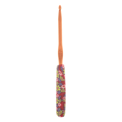 Milward 5.5mm crochet hook with patterned polymer clay handle