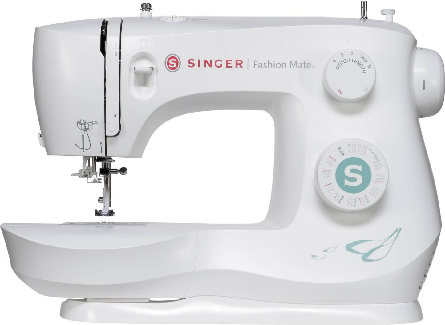 Singer Fashion Mate 3337 Sewing Machine - 1 step buttonhole, latest style drop in bobbin system, great all round machine - New 2025 model