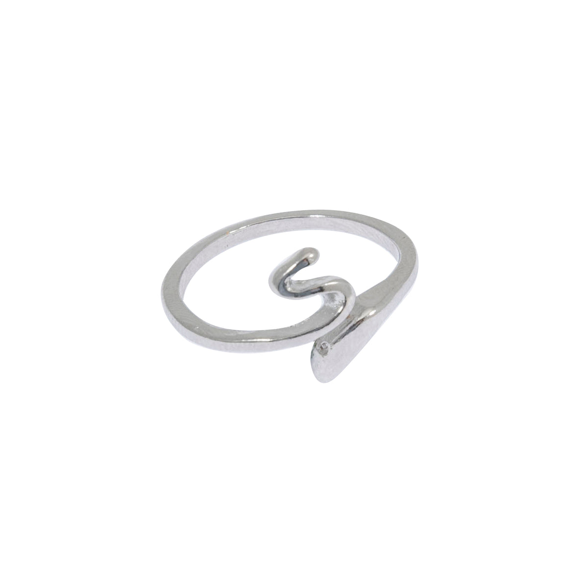 Steel yarn guide ring for knitting and crochet