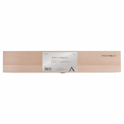 Knitting Pin Box: Beech Wood