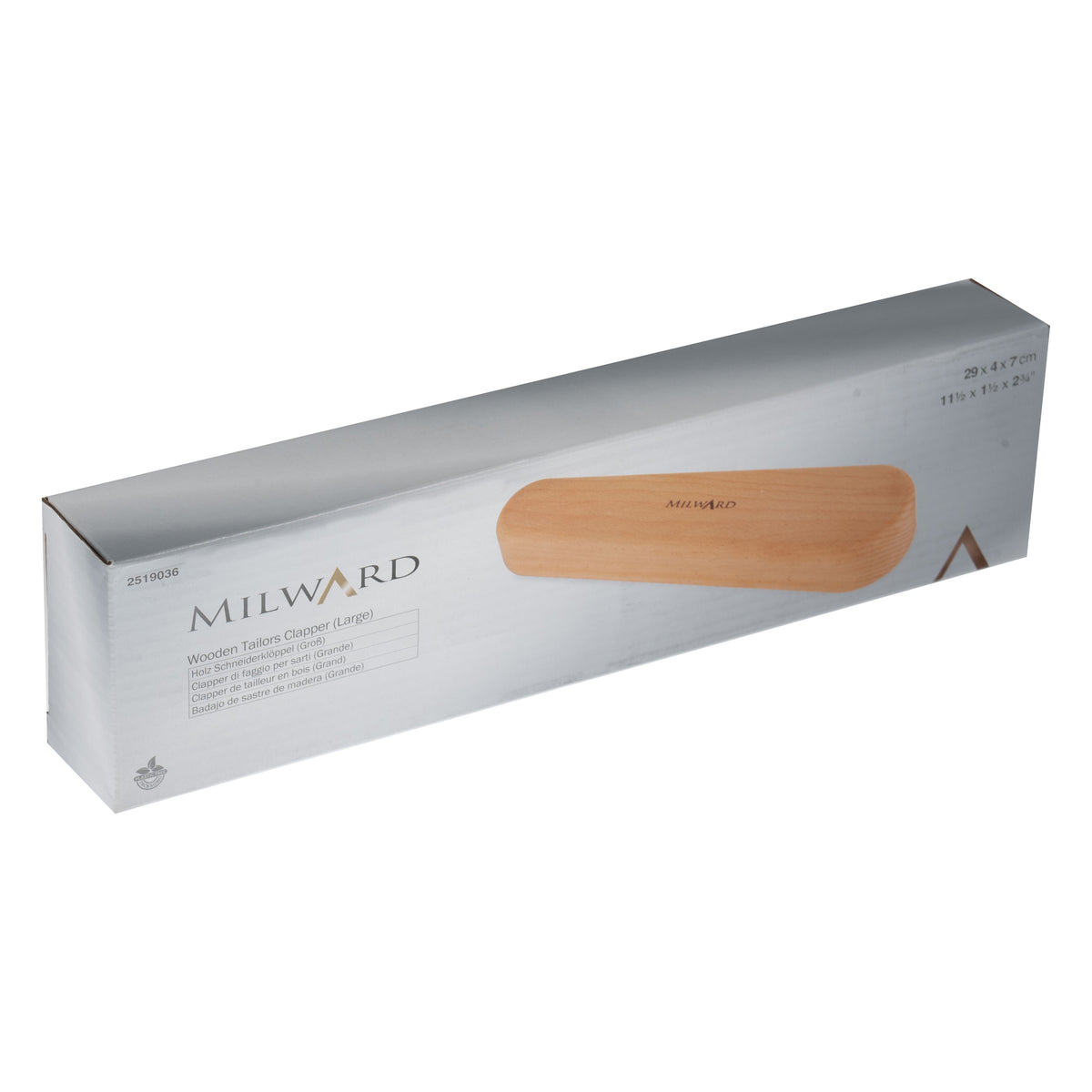 Milward large wooden tailor's clapper