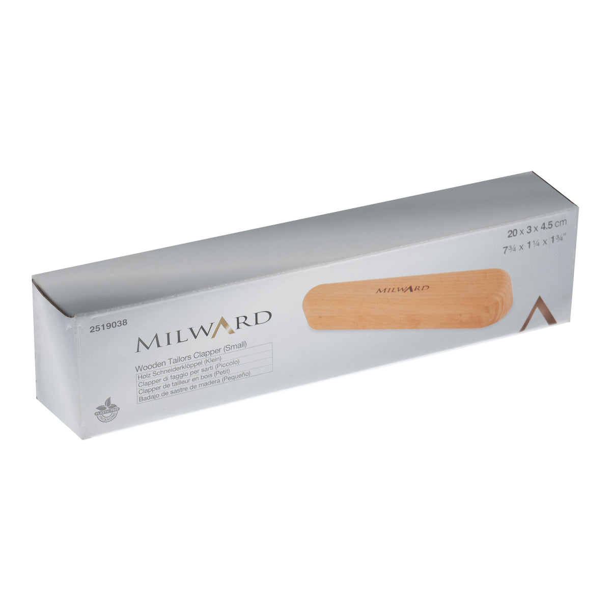 Milward small wooden tailor's clapper