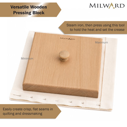 Milward 23cm square quilter's clapper