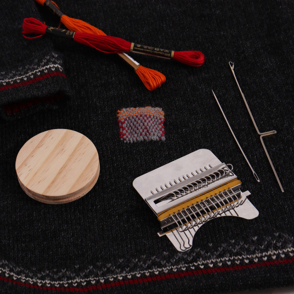 Milward mini mending weaving loom