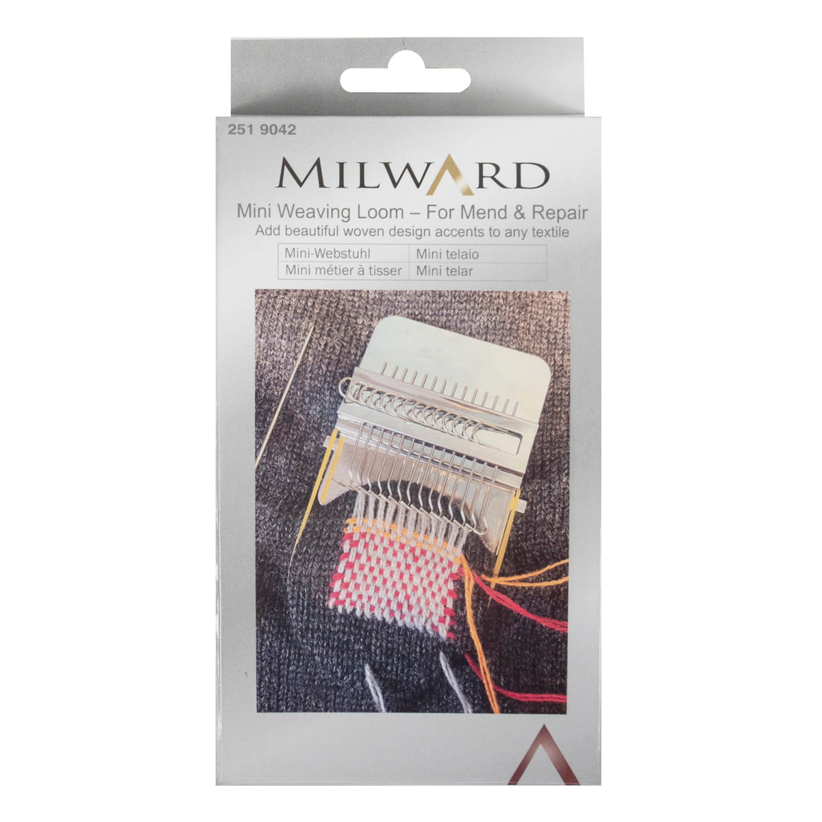 Milward mini mending weaving loom