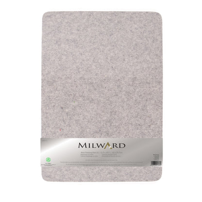 Milward grey wool pressing mat A3 42 x 29.7cm