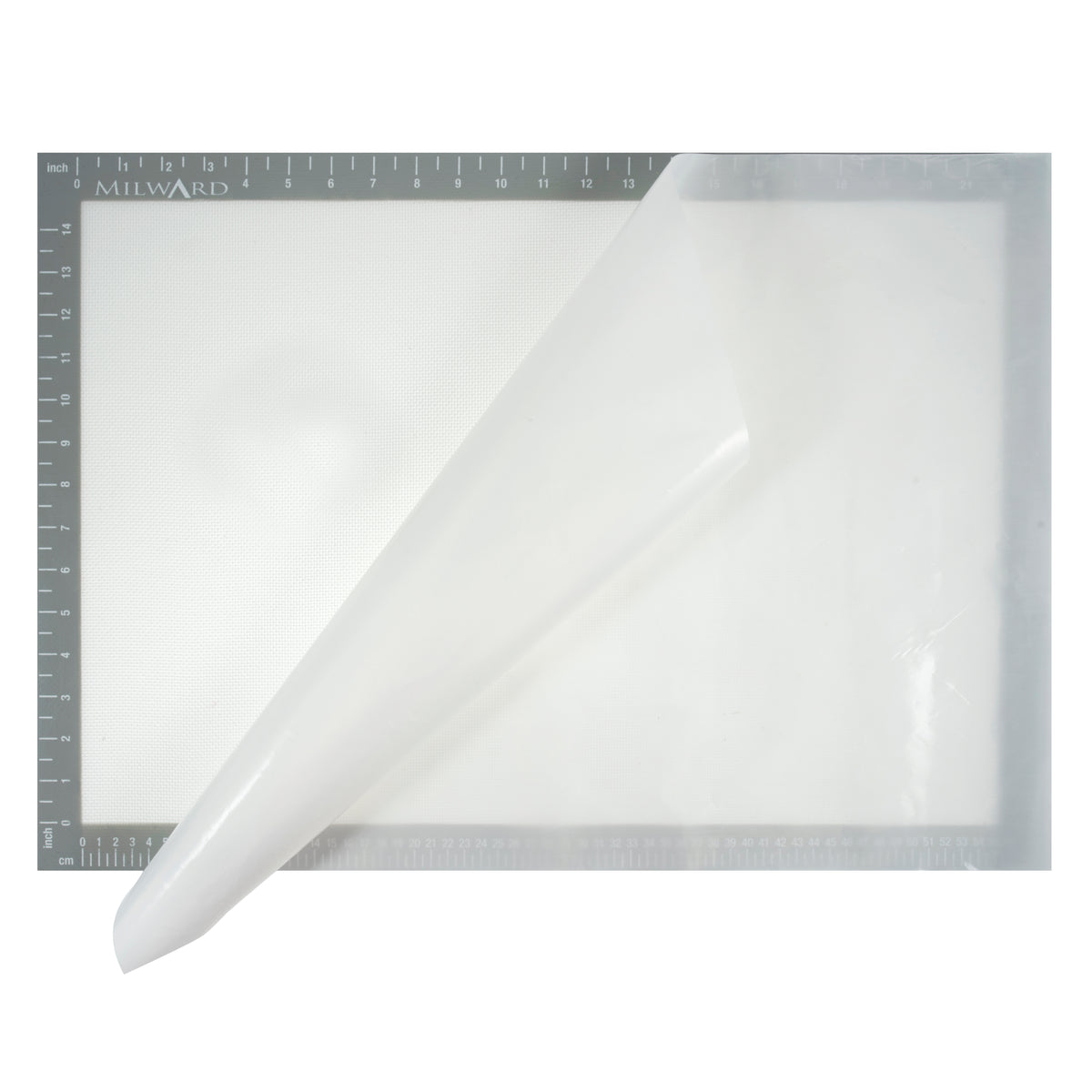 Clear silicone coated fibreglass fusing mat