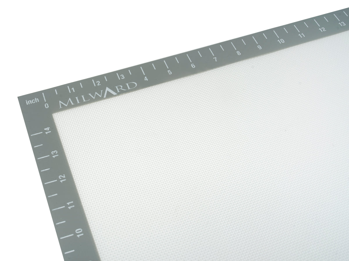 Clear silicone coated fibreglass fusing mat