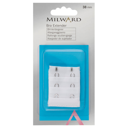 Milward 38mm white bra extender