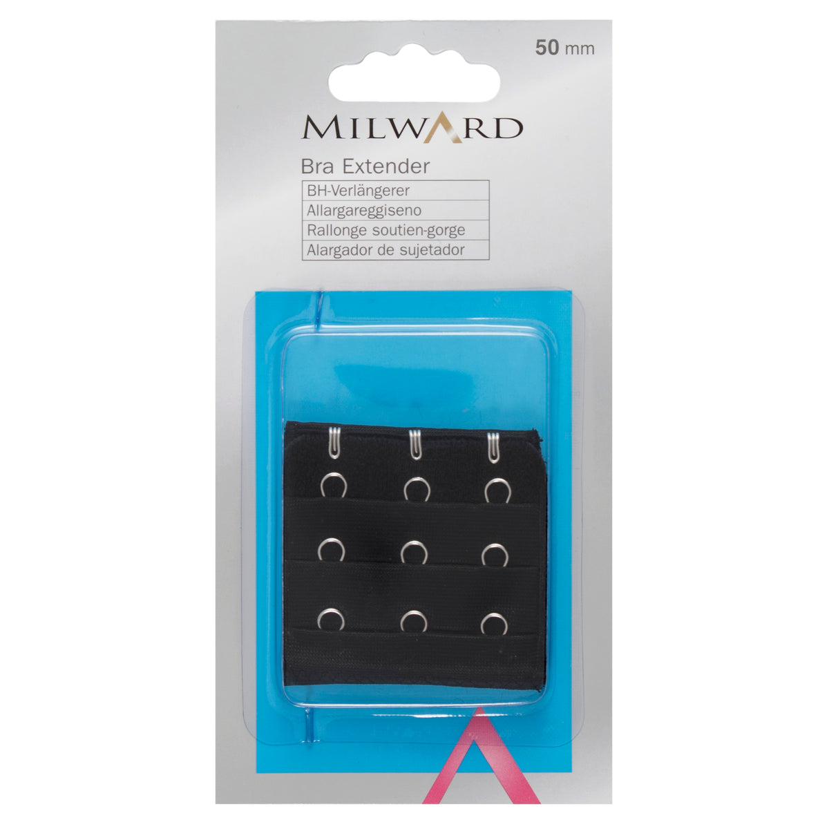 Milward 50mm black bra extender