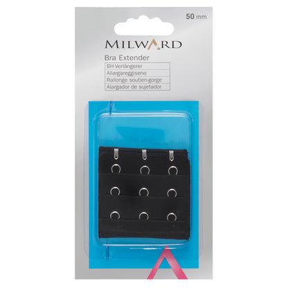 Milward 50mm black bra extender