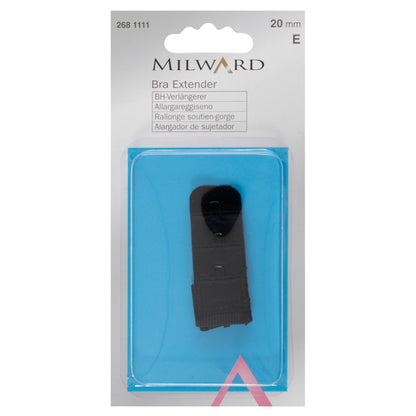 Milward 20mm black bra extender