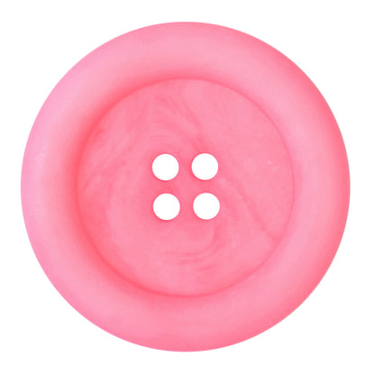 ABC 4 Hole Polyester Button 34mm - Pink