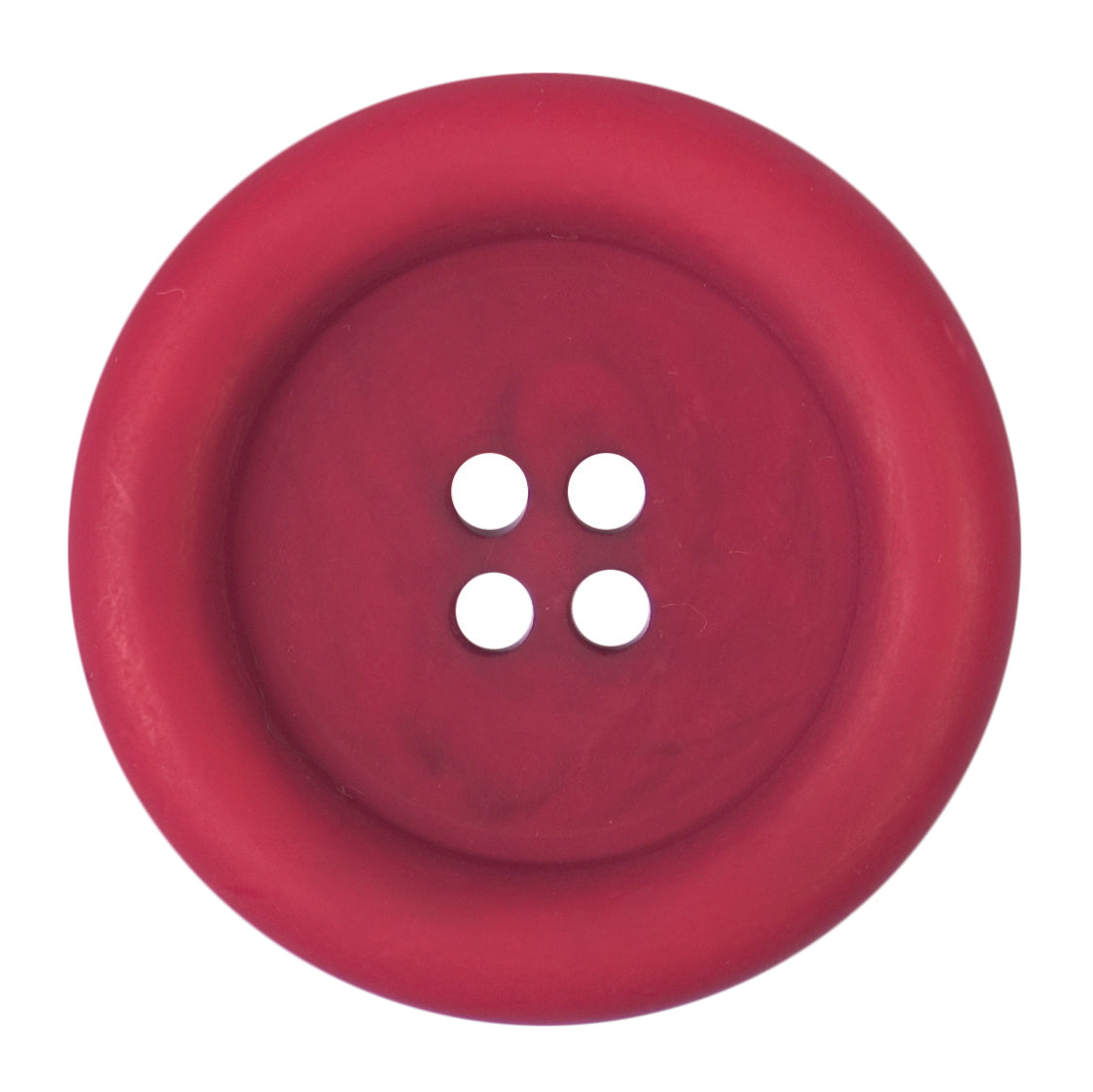 ABC 4 Hole Polyester Button 34mm - Red