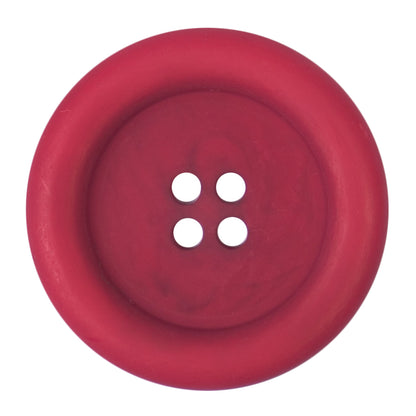ABC 4 Hole Polyester Button 34mm - Red