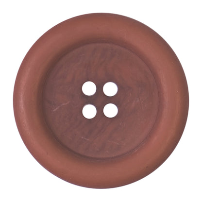 ABC 4 Hole Polyester Button 34mm - Brown