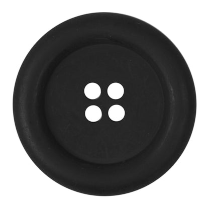 ABC 4 Hole Polyester Button 34mm - Black