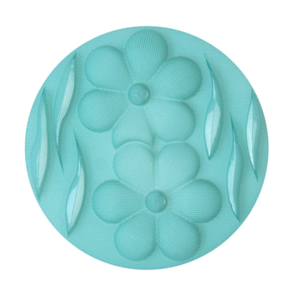 ABC Polyester Shank Button 29mm - Turquoise