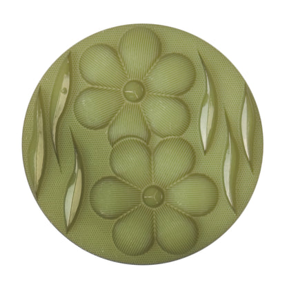 ABC Polyester Shank Button 29mm - Green