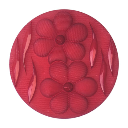 ABC Polyester Shank Button 29mm - Red