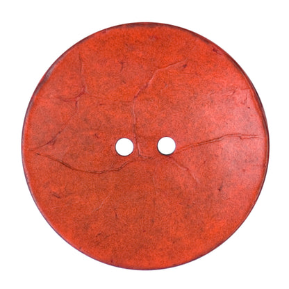 ABC Large Button 40mm - Orange