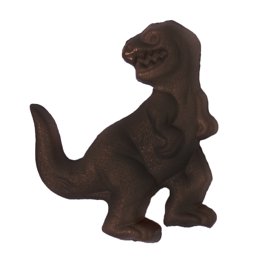 Brown plastic shank button 30mm