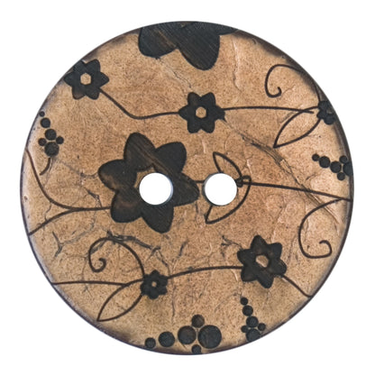 ABC Button 31mm - Brown