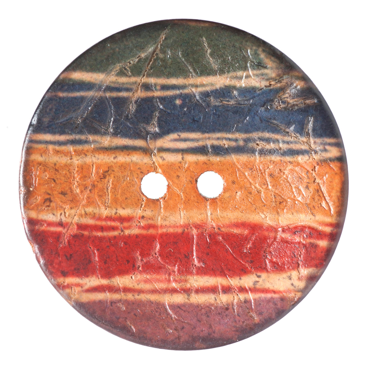 ABC Button 31mm - Coconut Multi