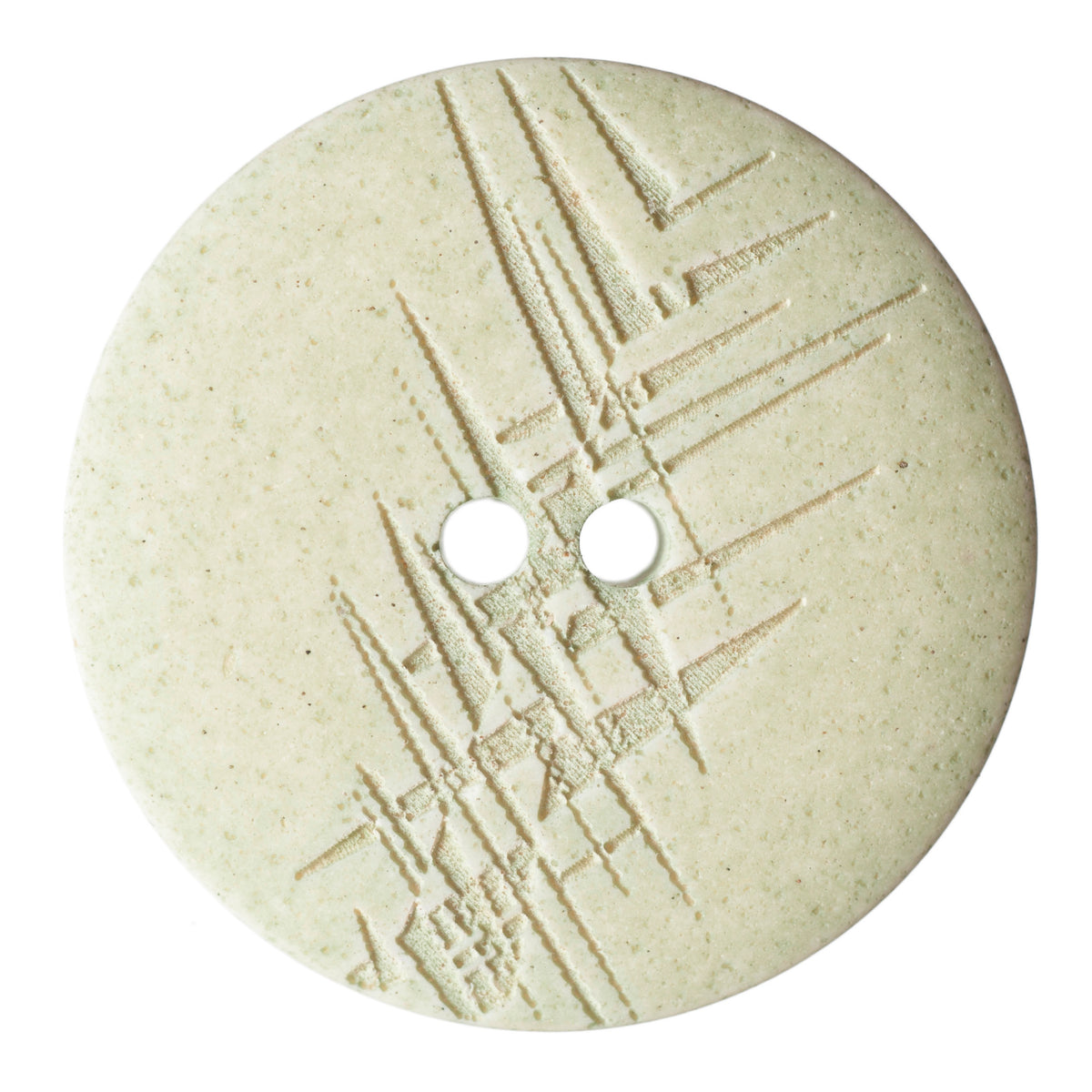 ABC Printed and Engraved Button 28mm - Pale Green 1