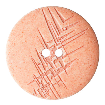 ABC Printed and Engraved Button 28mm - Peach 1