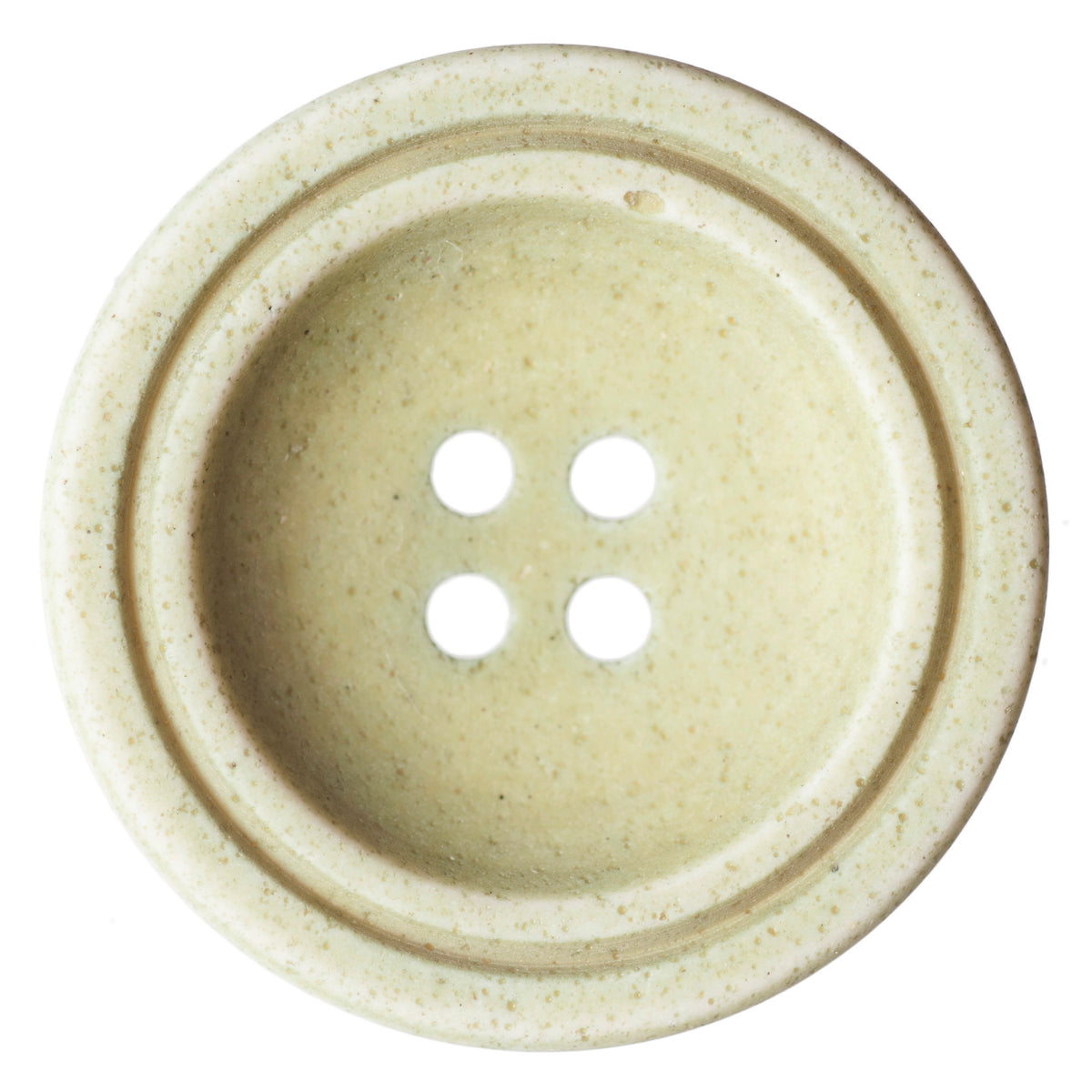 ABC Printed and Engraved Button 28mm - Pale Green 2