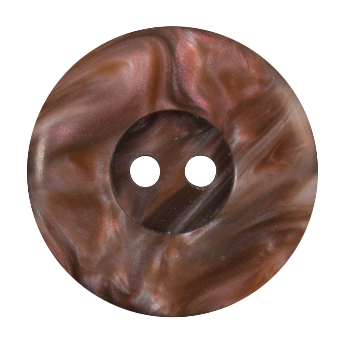 ABC 2 Hole Polyester Button 27.5mm - Beige