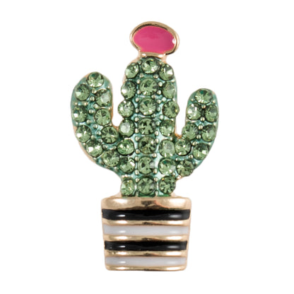 ABC Novelty Plant and Fruit Button 25mm - Cactus