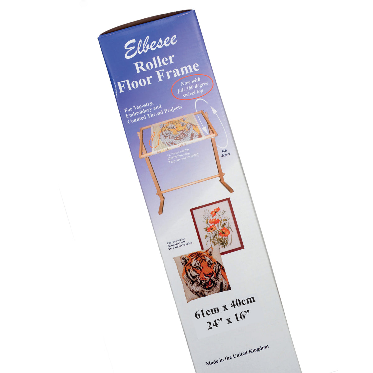 Elbesee wooden floorstanding roller tapestry frame