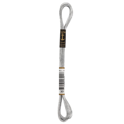 Skein of Anchor Lame silver metallic thread