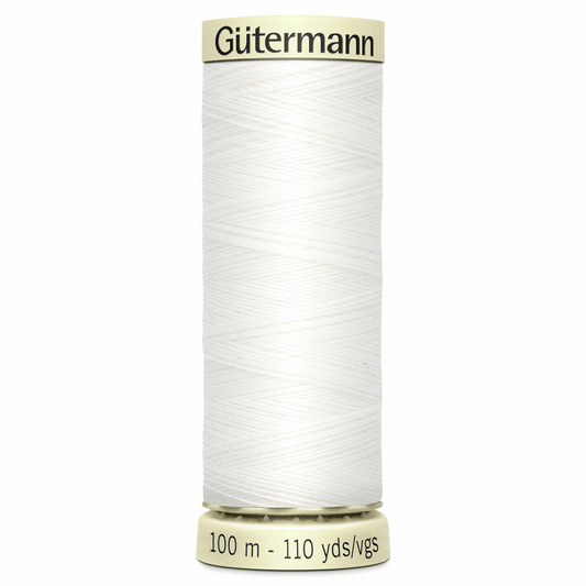 Gutermann Sew-All Thread 100m - White
