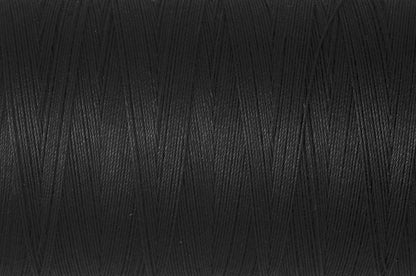 Black spool of Gutermann natural cotton thread