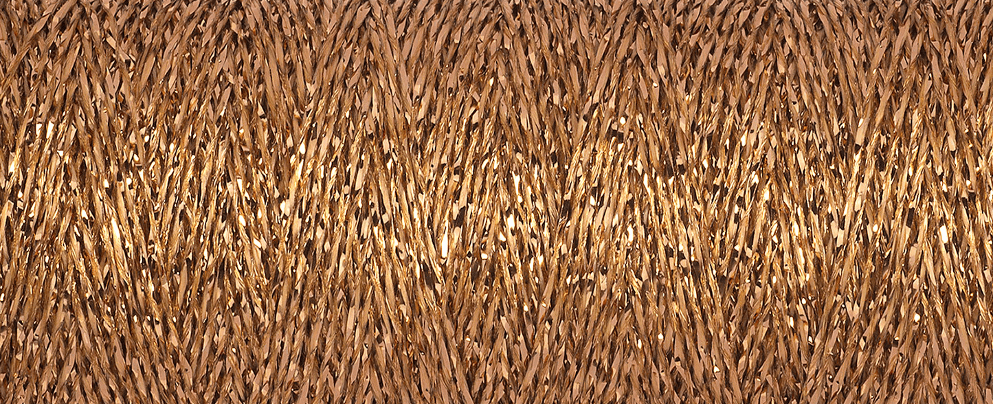 Gutermann Old Gold Metallic Effect Thread - 50m