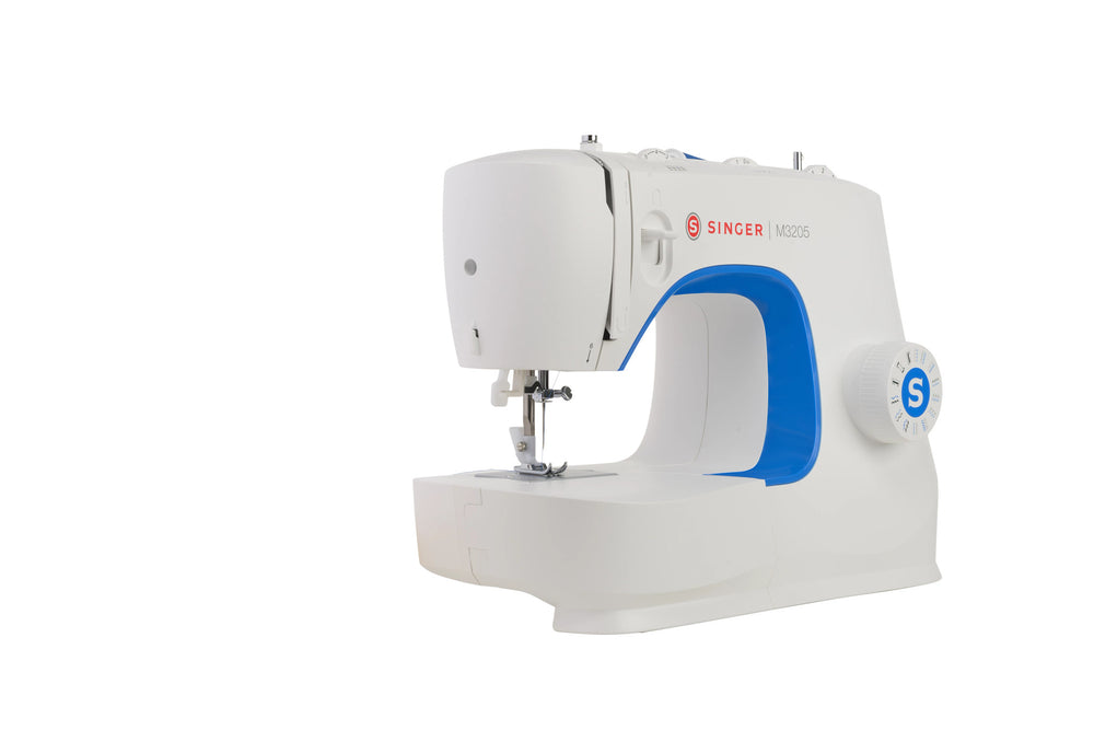 Singer M3205 Azure Edition Sewing Machine with Free Carry Bag worth £34.99 * Limited stock available on this exclusive offer * - Auto threader, 23 stitch patterns, overlocking and stretch stitches