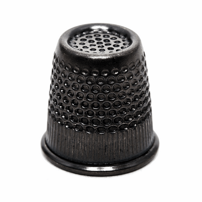 Premium Black Thimble - Medium *Hemline Gold Edition*