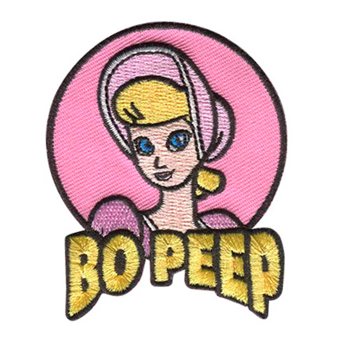 Embroidered Bo Peep iron-on motif patch